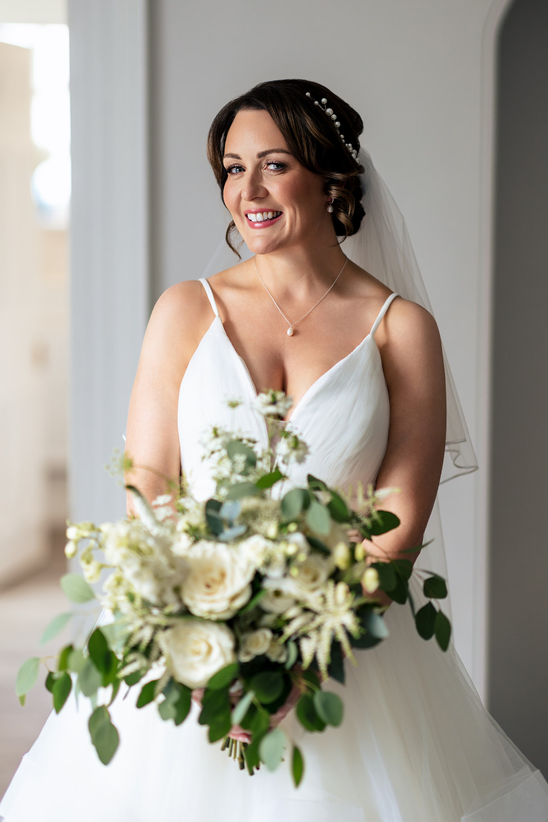 Bridal Portrait at Highfield Hall, North Wales